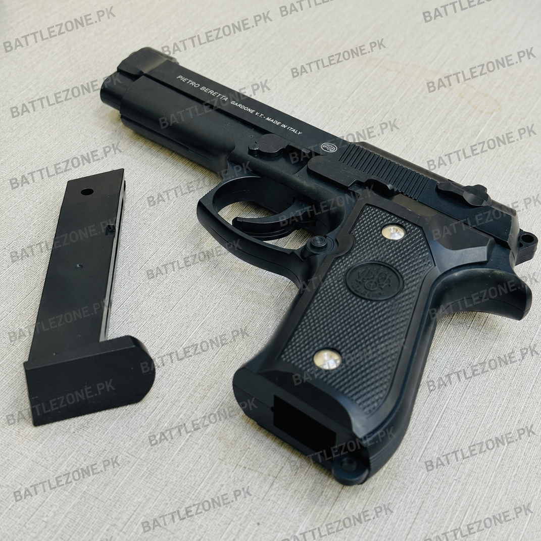 Pietro Beretta M92 9mm Airsoft Toy Gun - BLACK FINISH