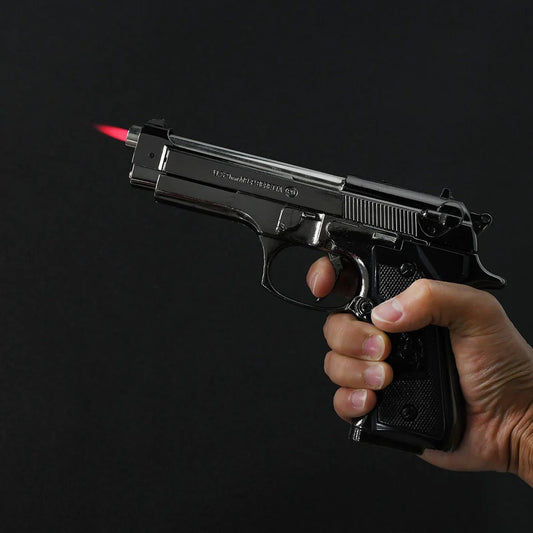 Beretta 9mm Gun Shape Metal Lighter