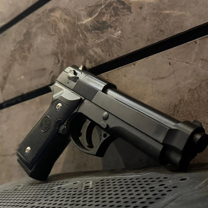 Pietro Beretta M92 9mm Airsoft Toy Gun - BLACK FINISH