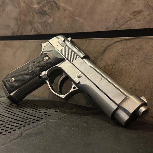 Pietro Beretta M92 9mm Airsoft Toy Gun - SILVER FINISH