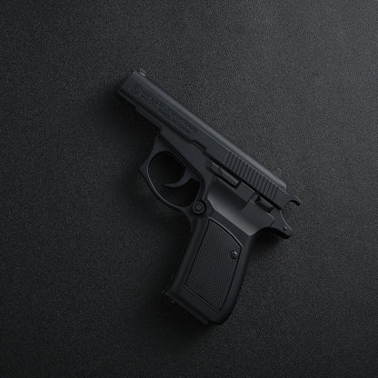 CAL 7.65 Black Gun Shape Metal Lighter