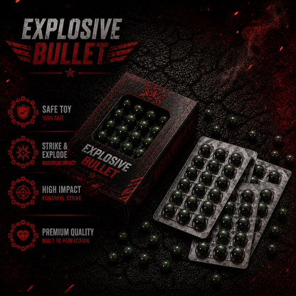 Explosive Safe 9mm Pallets For Airsoft Toy Guns – Plastic Toy Ammo In Pakistan