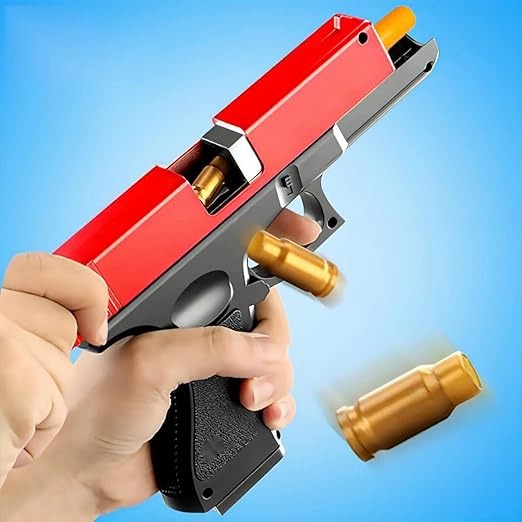 Glock Shell Ejection Automatic Soft Bullet Toy Gun For Kids