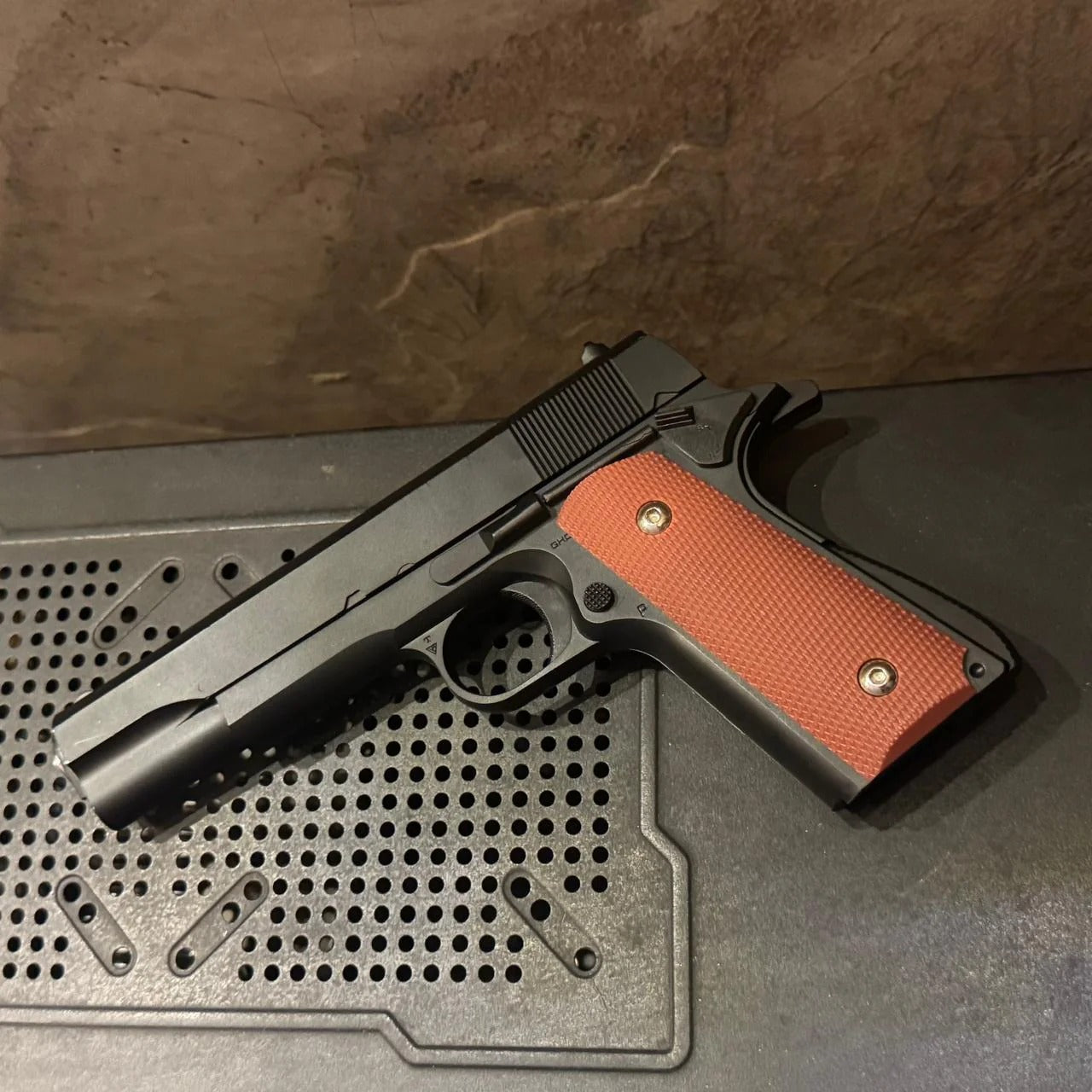 Silver Airsoft M1911 Metal 6mm Shooter Airsoft Toy Gun - SILVER FINISH