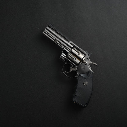 Python 357 Revolver Gun Shape Metal Lighter