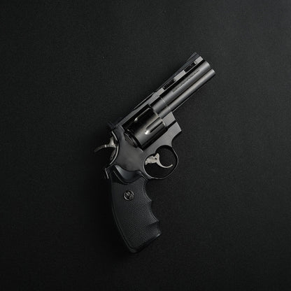 Python 357 Revolver Gun Shape Metal Lighter